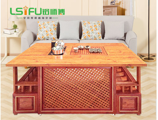 鋁師傅全鋁家具茶幾定制設(shè)計圖片