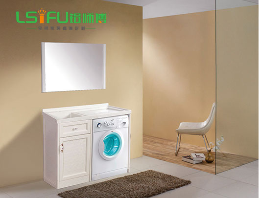 師傅全鋁家居智能洗衣機(jī)浴室柜定制設(shè)計(jì)圖片