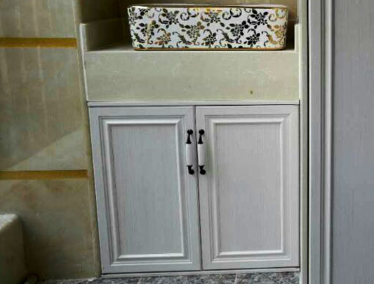 鋁師傅全鋁家居落地式浴室柜裝修效果圖 鋁師傅全鋁家居落地式浴室柜裝修效果圖