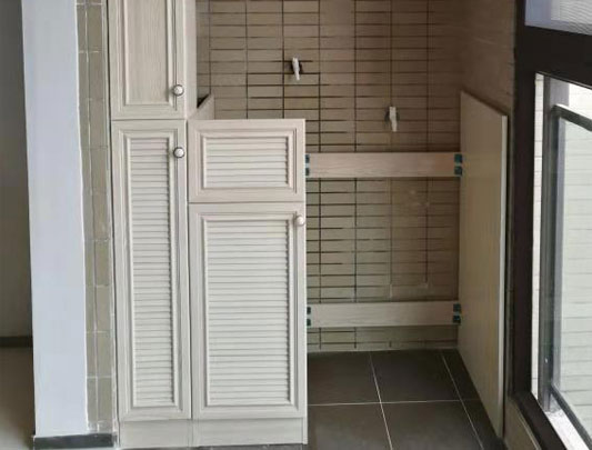 鋁師傅全鋁家居陽臺(tái)儲(chǔ)物浴室柜裝修效果圖（1）