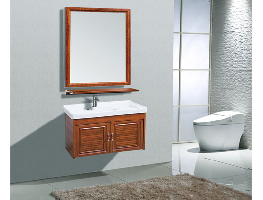 鋁師傅吊式掛式全鋁浴室柜圖片