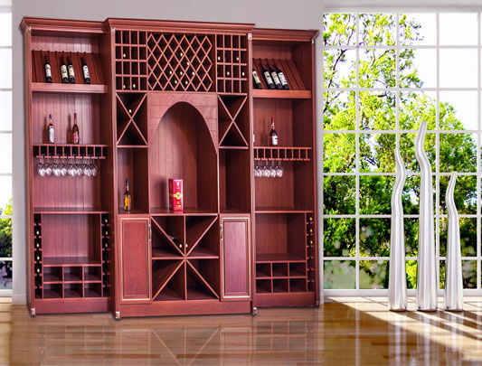 鋁師傅個(gè)性定制全鋁酒柜裝修效果圖