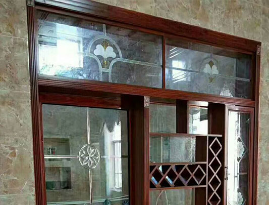 鋁師傅全鋁家具墻邊隔斷屏風柜效果圖