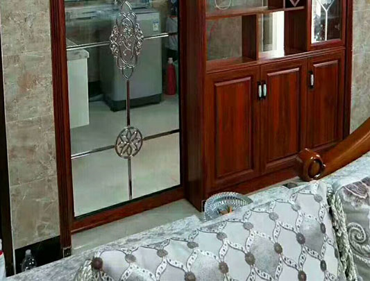 鋁師傅全鋁家具墻邊隔斷屏風柜圖片