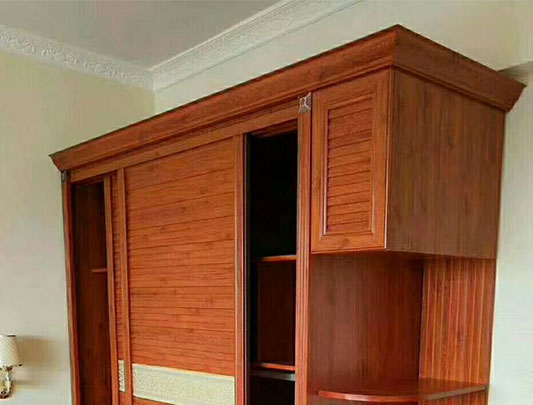 鋁師傅全鋁家具整體移門(mén)衣柜圖片