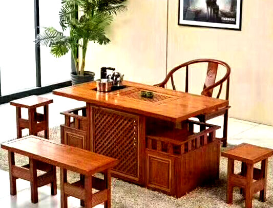 鋁師傅配套全鋁茶幾裝修效果圖