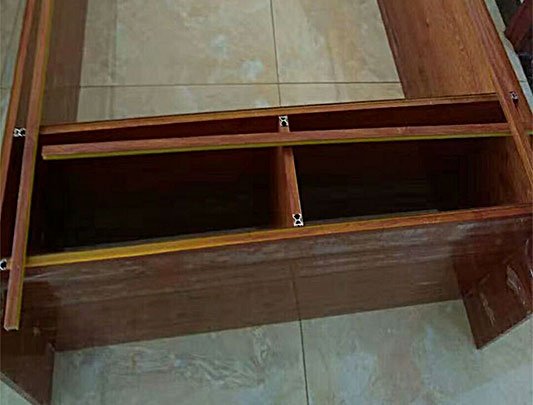 鋁師傅全鋁家具臥室衣柜安裝現(xiàn)場實拍效果圖