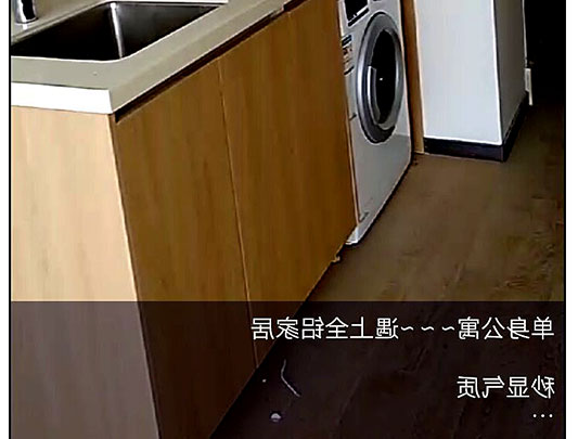 鋁師傅公寓樓房全鋁洗衣機浴室柜裝修效果圖