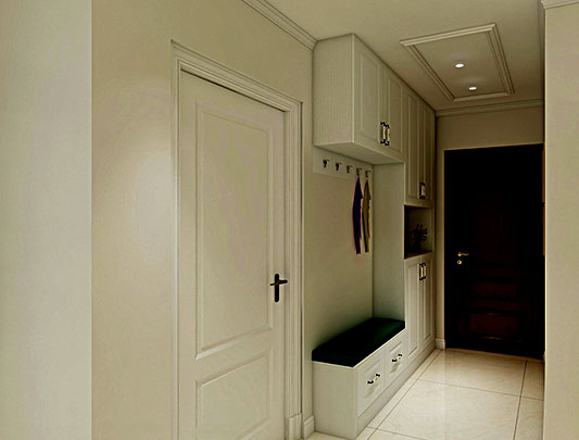 進(jìn)門玄關(guān)全鋁鞋柜定制圖片